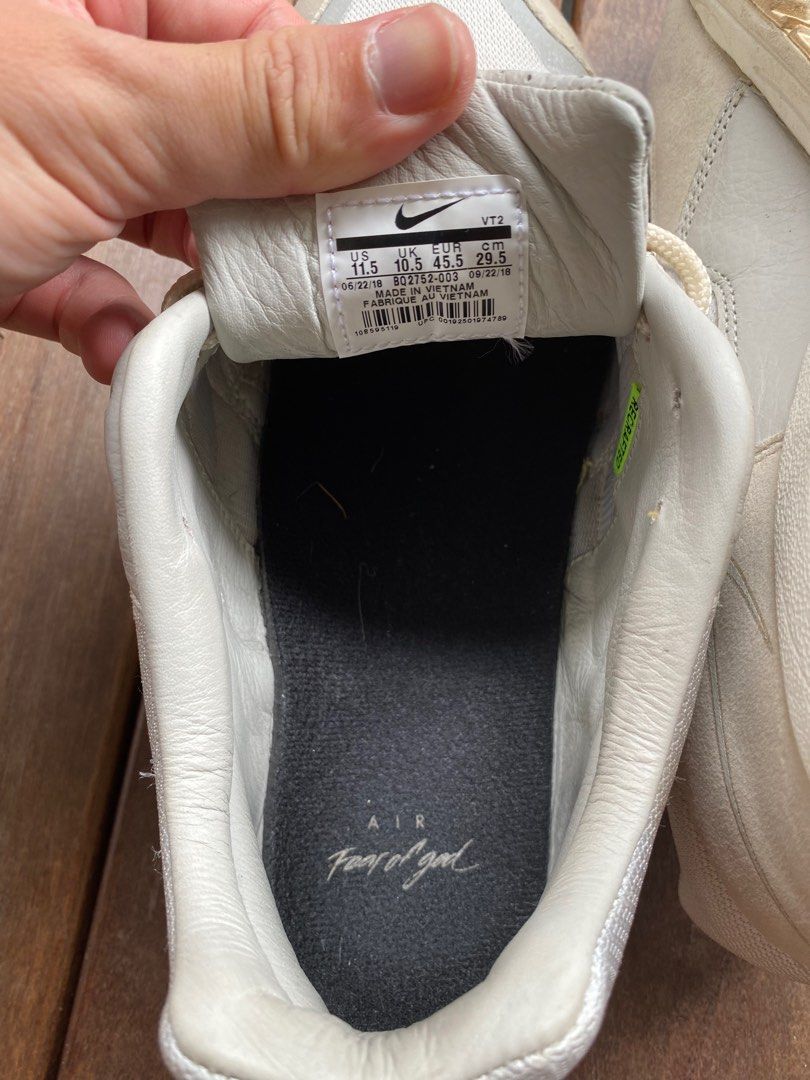 Air 18 x on sale fear of god