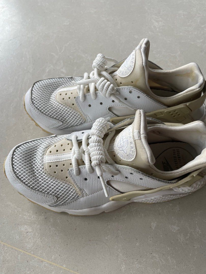 Nike air clearance huarache cream