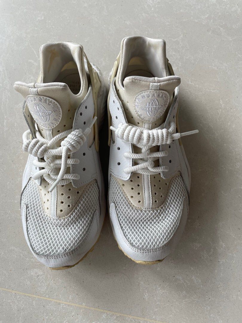 Nike Huarache in cream Women s Fashion Footwear Sneakers on