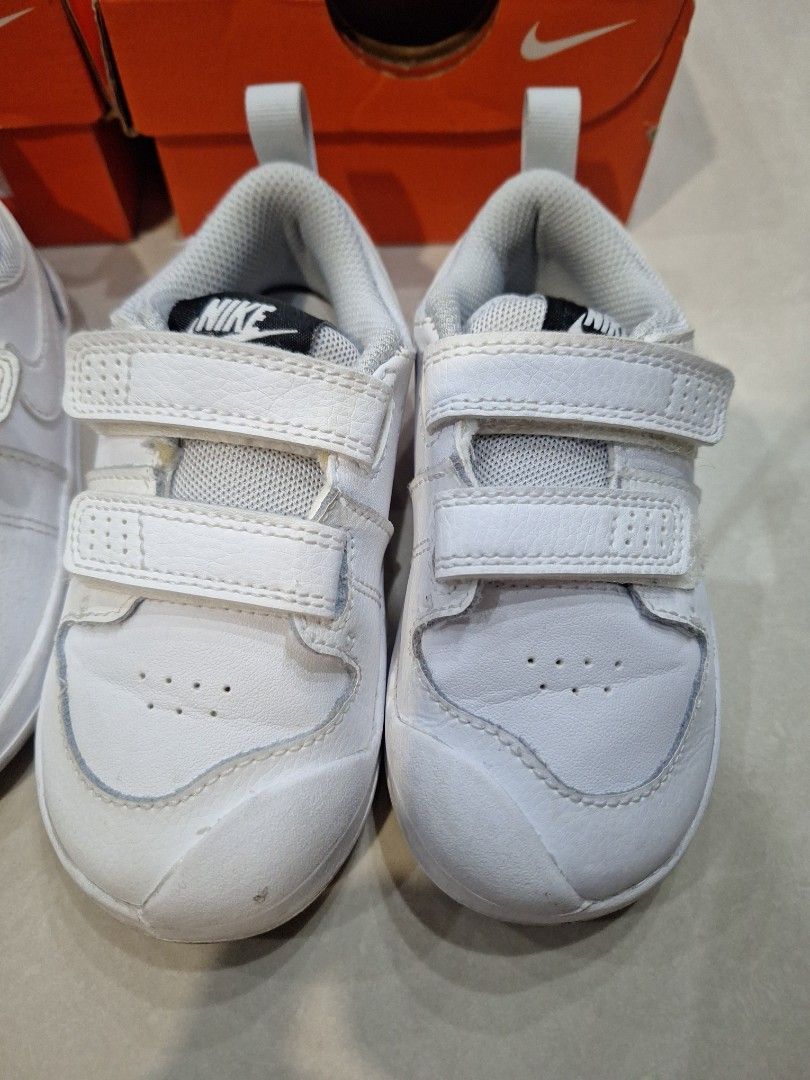 Nike Kids Pico 5 Infant Toddler Shoes White Babies Kids