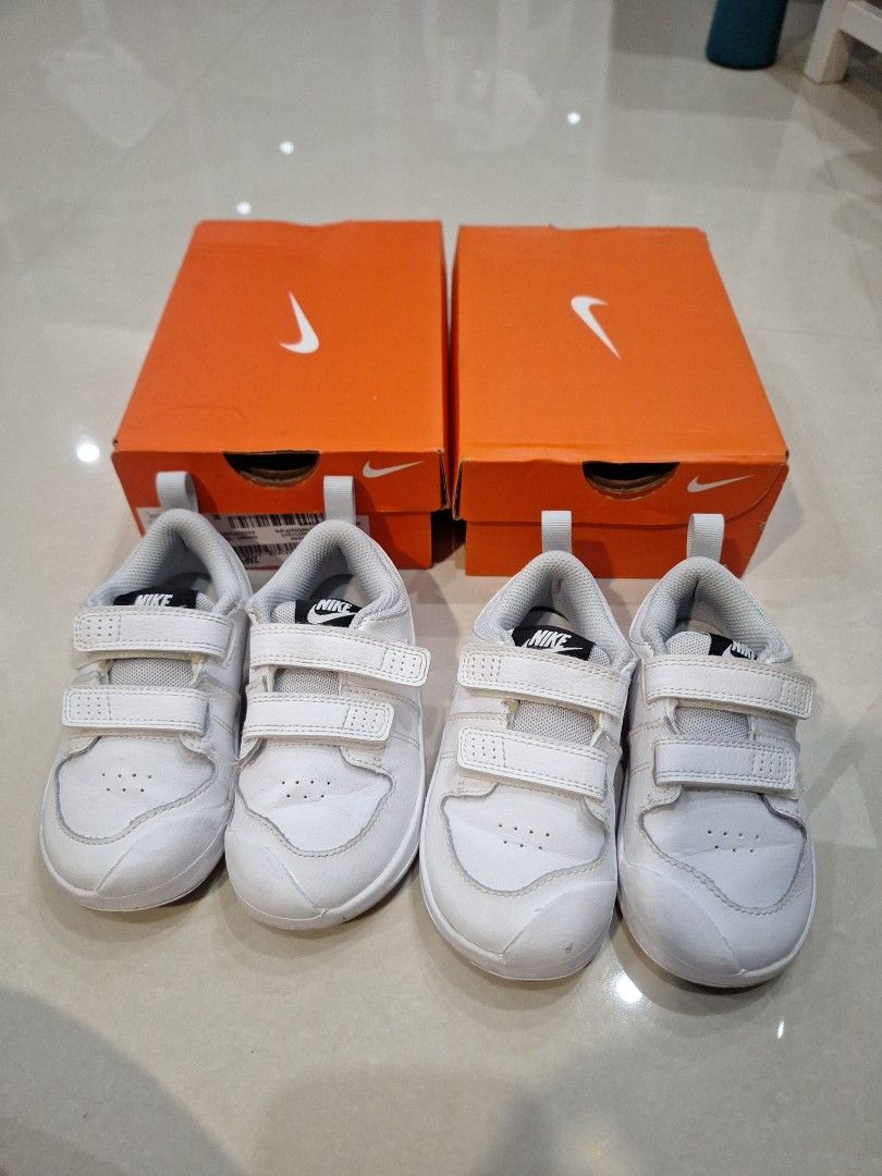 Nike Kids Pico 5 Infant Toddler Shoes White Babies Kids