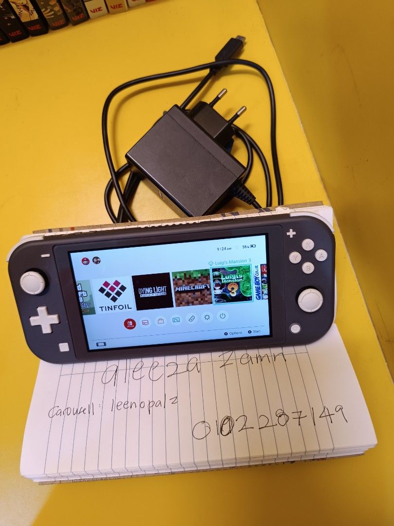 Nintendo switch lite jailbreak (128gb), Video Gaming, Video Game