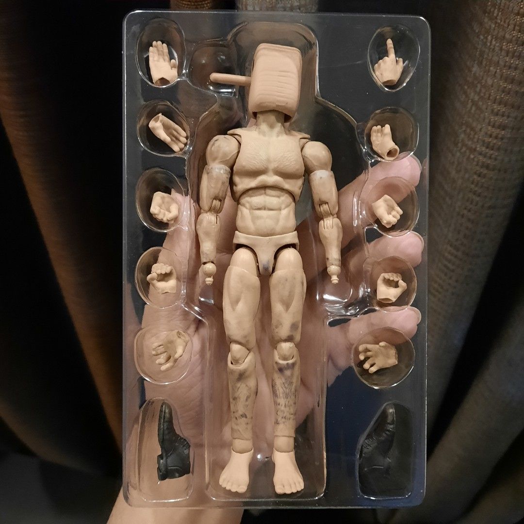 Blank customizable action top figures