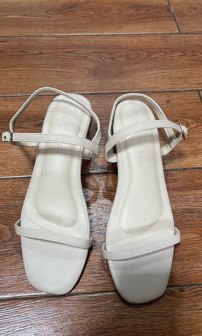 Nude Block Ankle Strap Heels (Category: Heels) located in Santa Rosa. Submitted by ivanandvannahstuff (Listing ID 1267607928, Image 3). Description: Used once.