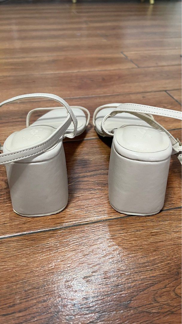 Nude Block Ankle Strap Heels (Category: Heels) located in Santa Rosa. Submitted by ivanandvannahstuff (Listing ID 1267607928, Image 1). Description: Used once.