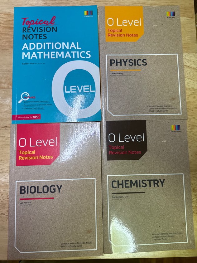 O Level Topical Revision Notes Hobbies Toys Books Magazines 