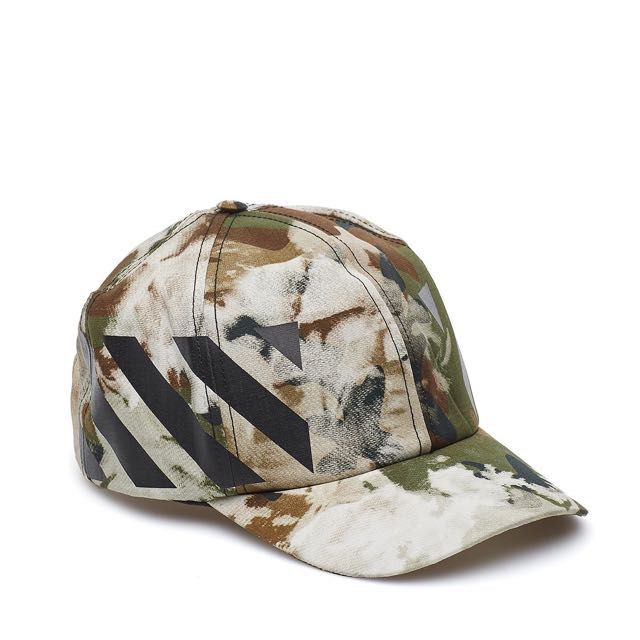 Off white cap camo sales
