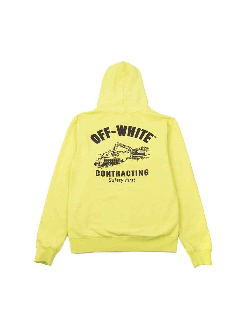 off white contracting hoodie Carousell