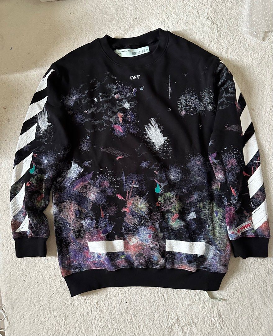 Off white galaxy brushed paint
