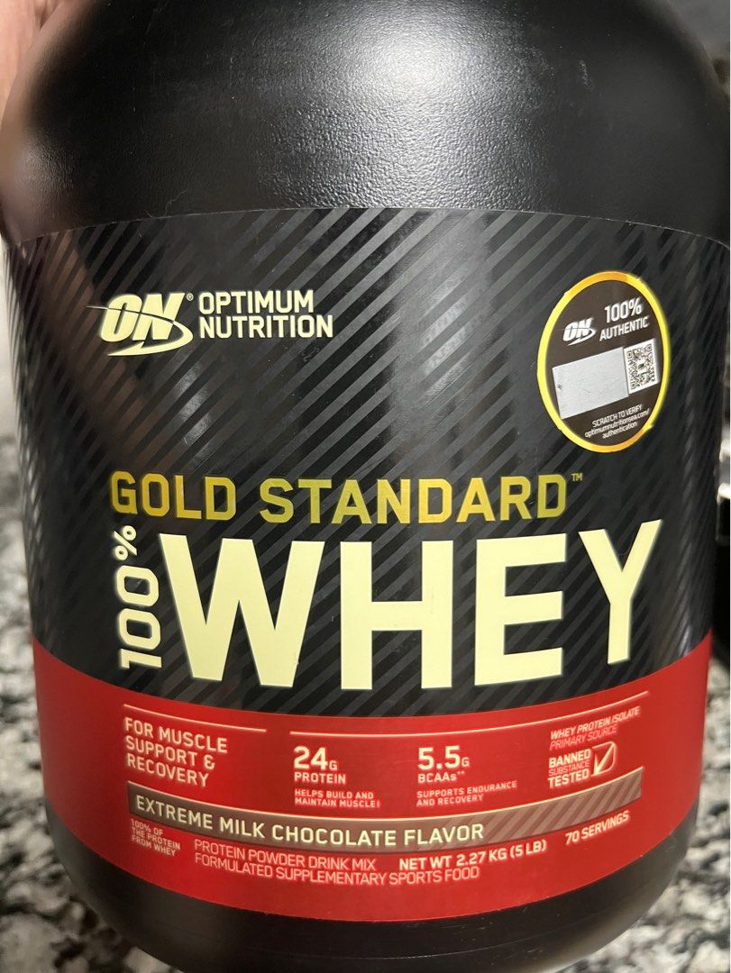 ON Gold Standard Whey Extreme Milk Chocolate 5lb, Health & Nutrition