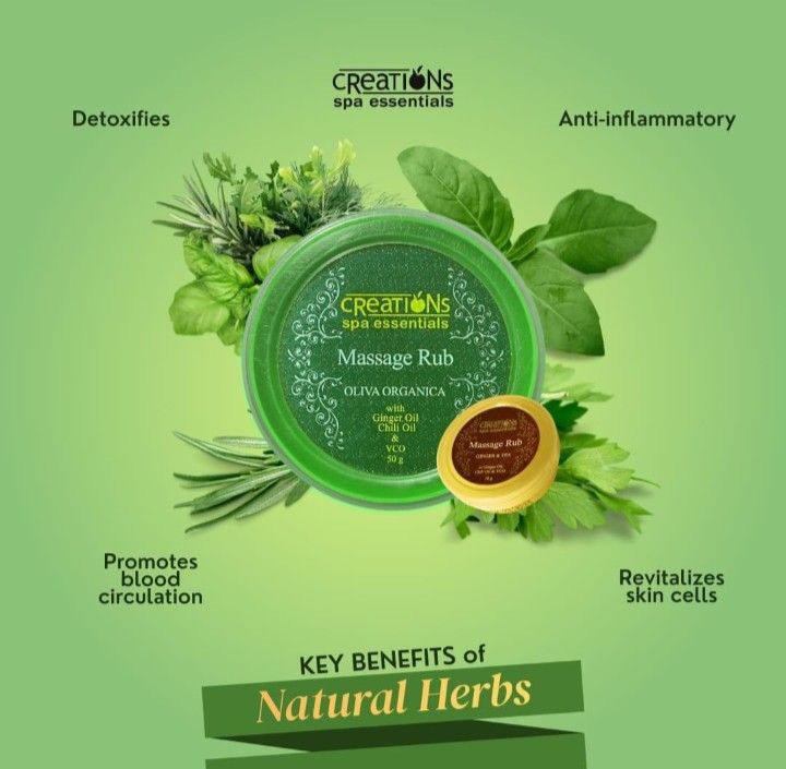 ORIGINAL CREATIONS SPA ESSENTIAL massage rub, Health & Nutrition, Braces,  Support & Protection on Carousell
