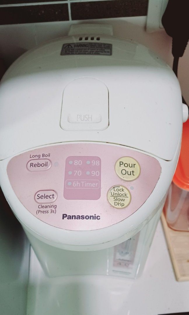 Panasonic Hot Water Dispenser (4L), TV & Home Appliances, Kitchen