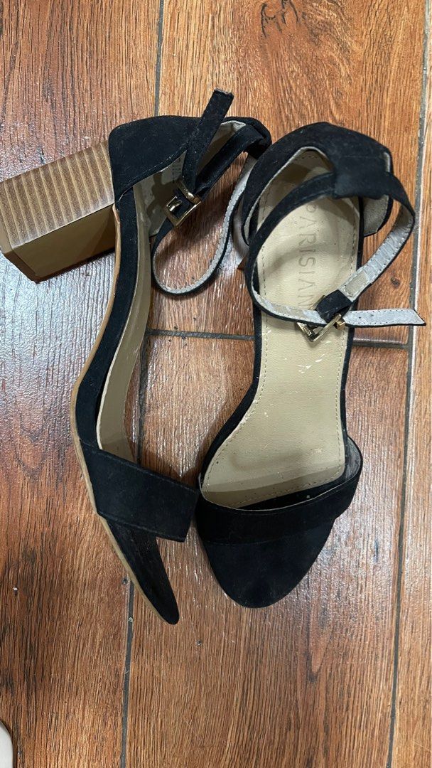 Parisian Ankle Strap Heels (Category: Heels) located in Santa Rosa. Submitted by ivanandvannahstuff (Listing ID 1267608317, Image 2). Description: with flaws dahil naka stored lang. Pero keri pa irampa..