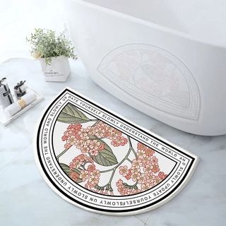 Pastoral Style Shower Mat Microfiber Bathtub Floor Door Entrance Mats Toilet Pet Rugs Tapete Banheiro Doormat for Bathroom Tapis