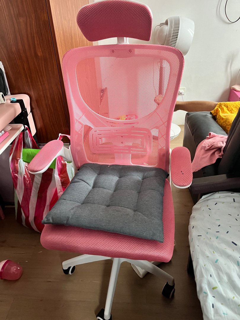 Pink Computer Chair, Furniture & Home Living, Office Furniture
