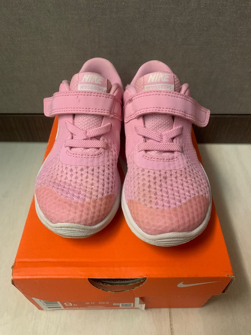 Pink Nike shoes kids size Babies Kids, Babies Kids