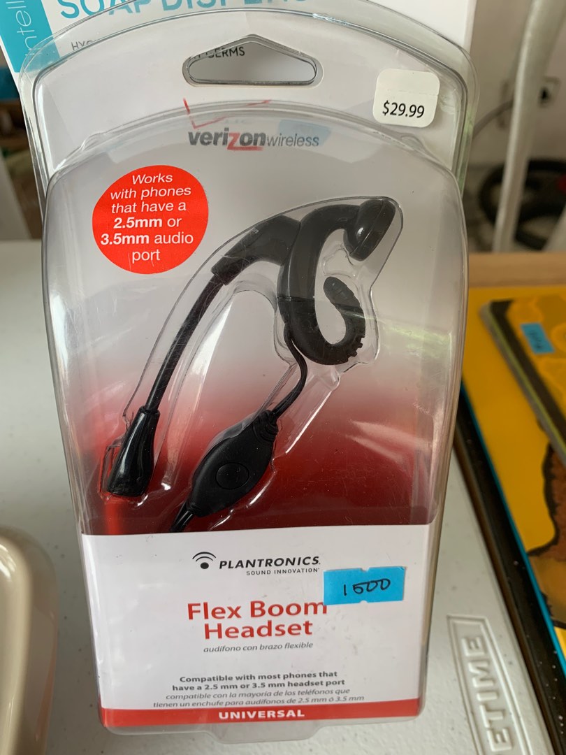 Plantronics Flex Boom Headset Audio Headphones Headsets on