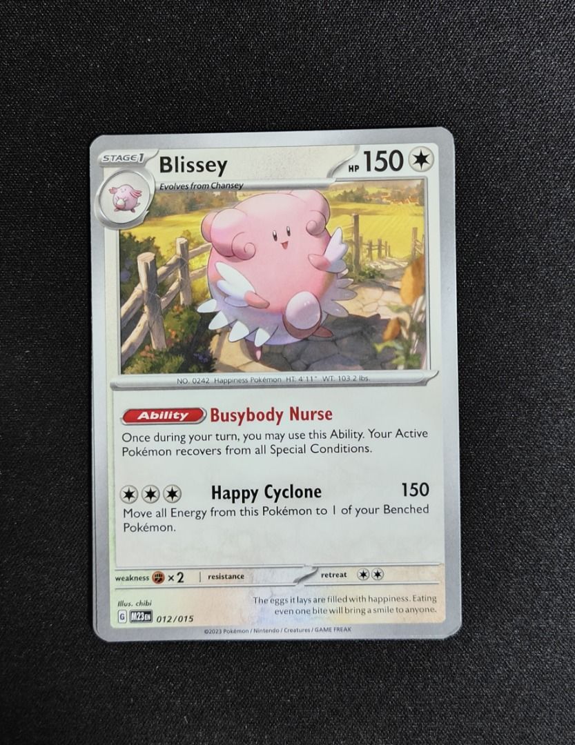 blissey 150 pokemon card value Fx2 / None / 2 SV01 Pokemon McDonald's 2023 Holo Cards,