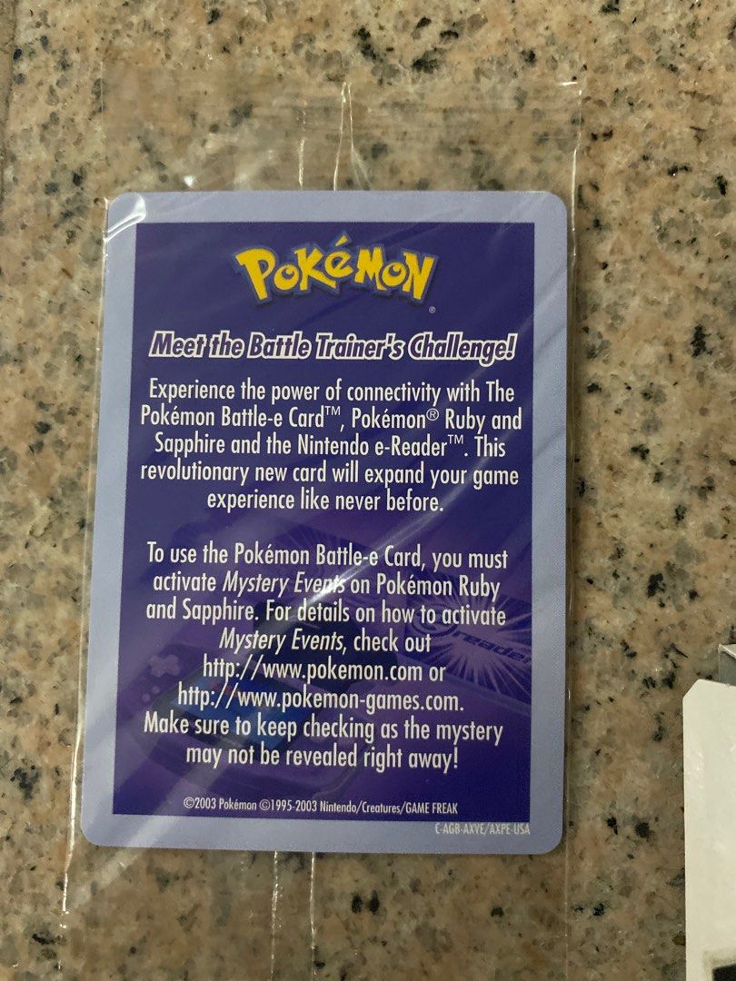 Pokémon Ruby Version Case Only – Game Boy Advance GBA Box, High Quality Repro