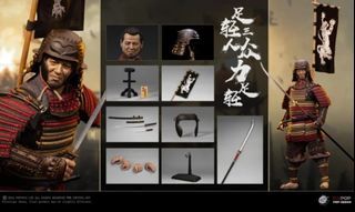 POPTOYS EX044  Japan Samurai Foot Soldier 1/6 Ashigaru Trio First Bomb Li Ashigaru Saiga Helmet Action Figure