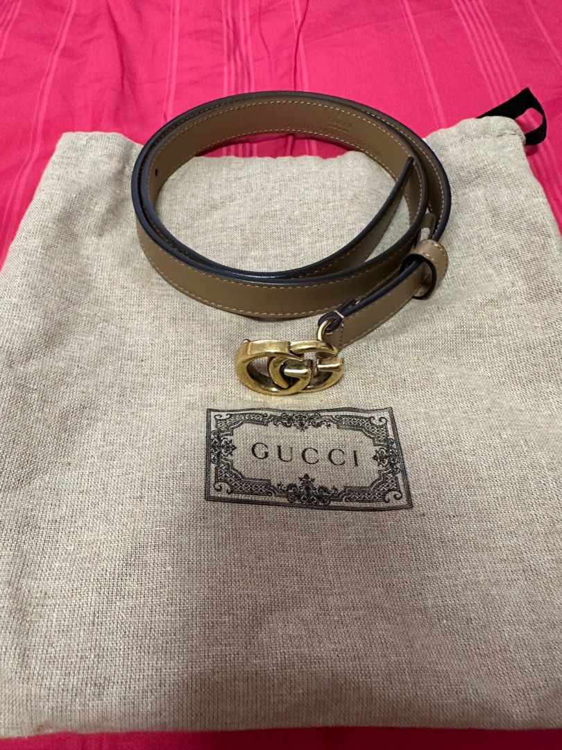 Tan gucci belt outlet
