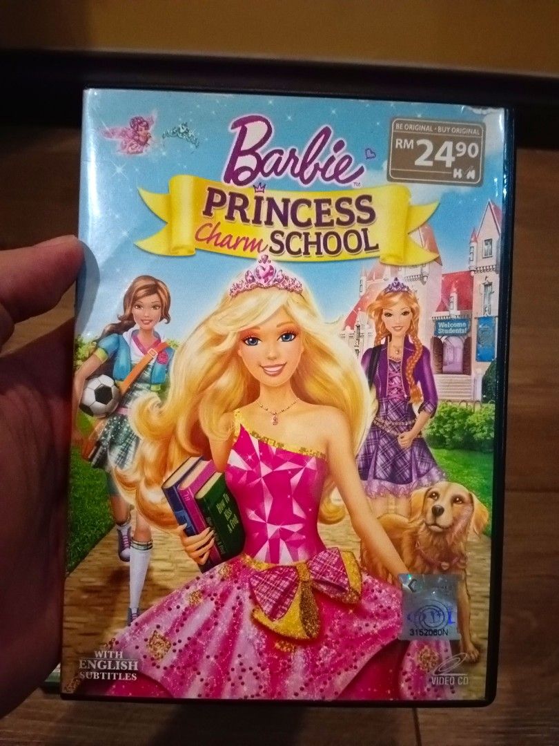 Barbie princess charm school dvd cheap