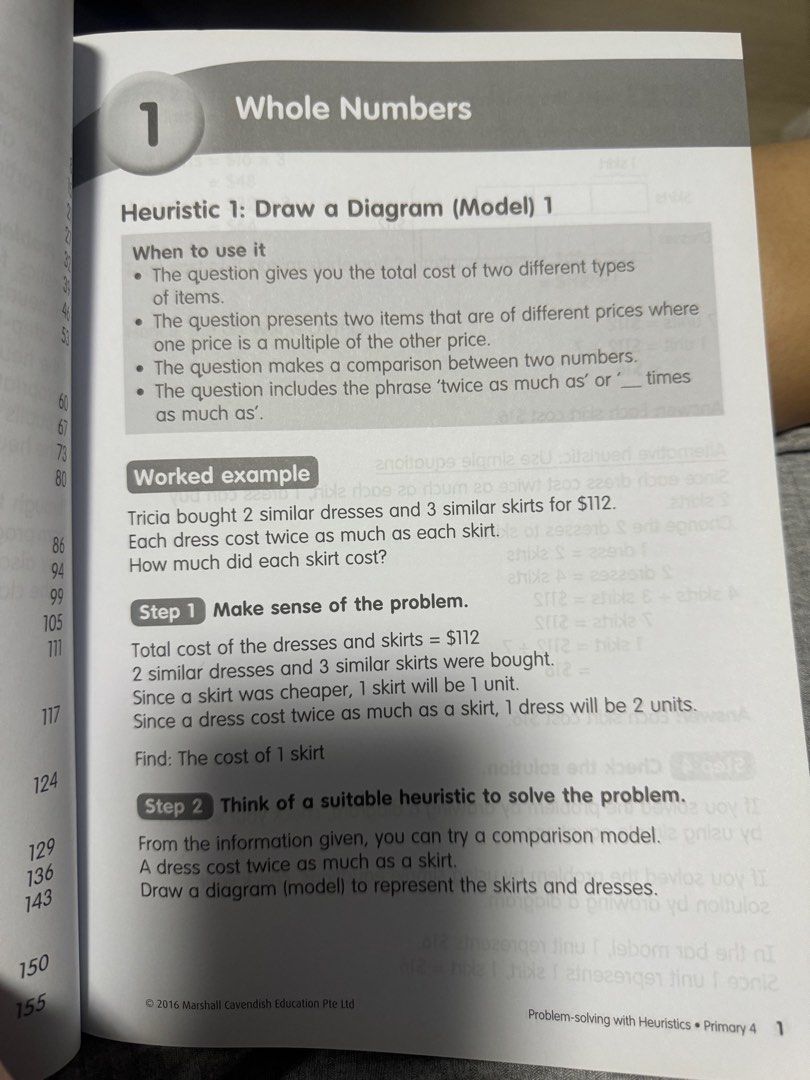 Primary 4 Mathematics Problem-Solving Heuristics Word Problem, Hobbies ...