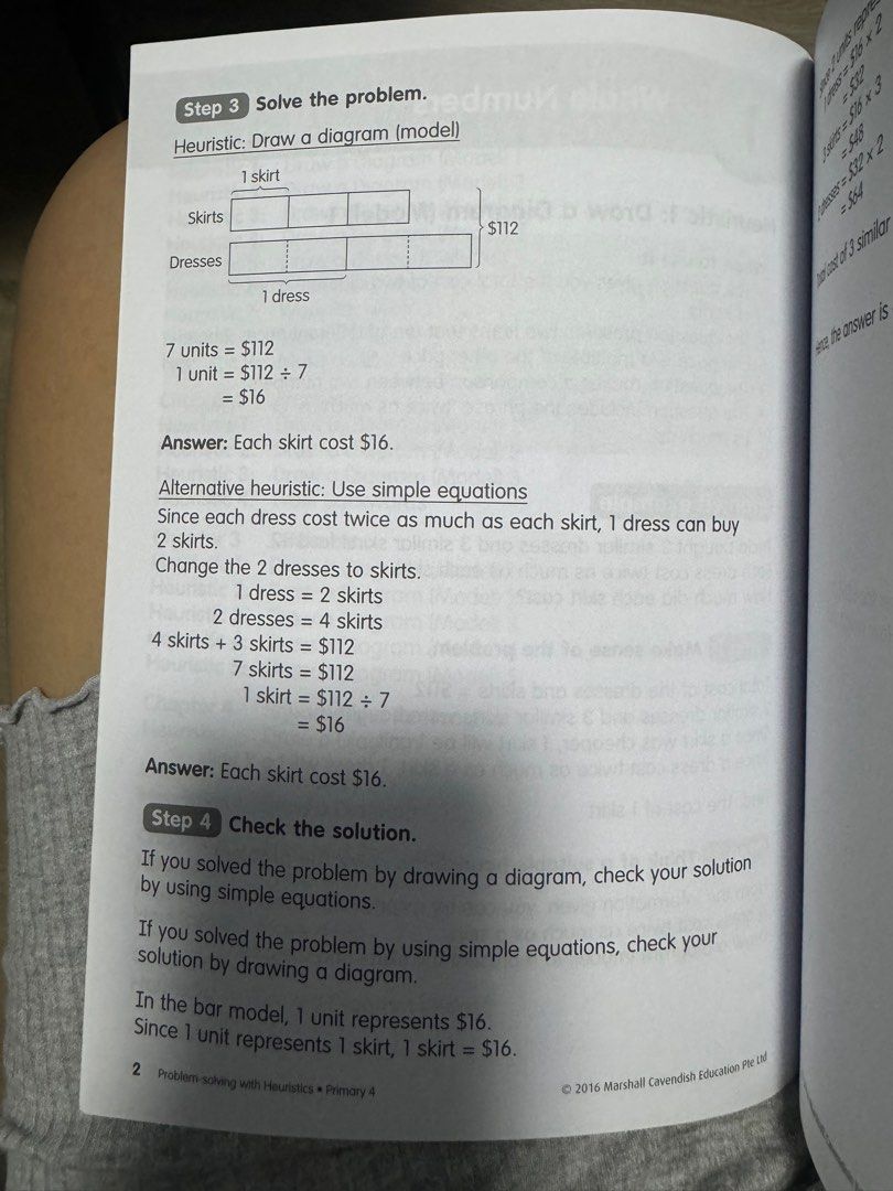 Primary 4 Mathematics Problem-Solving Heuristics Word Problem, Hobbies ...