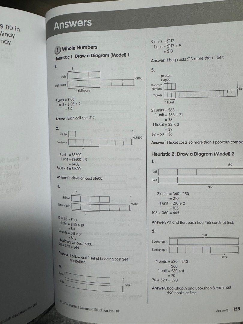 Primary 4 Mathematics Problem-Solving Heuristics Word Problem, Hobbies ...