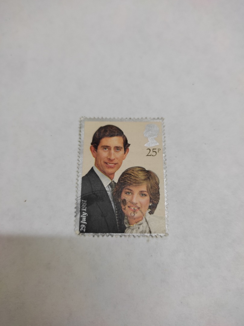 Prince Charles and Diana stamp, Hobbies & Toys, Memorabilia