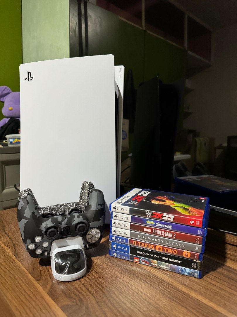 Ps5 Complete Set PS5 Complete Set with Warranty, Video Gaming, Video Game Consoles ...