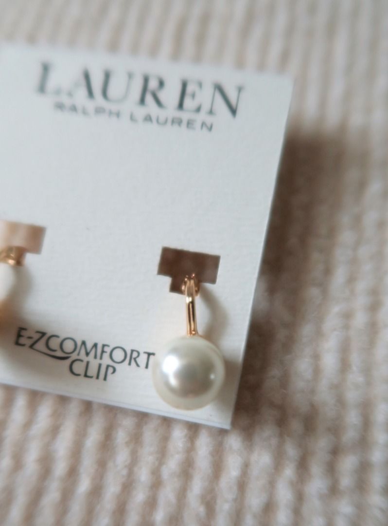 Ralph lauren clip on earrings hotsell