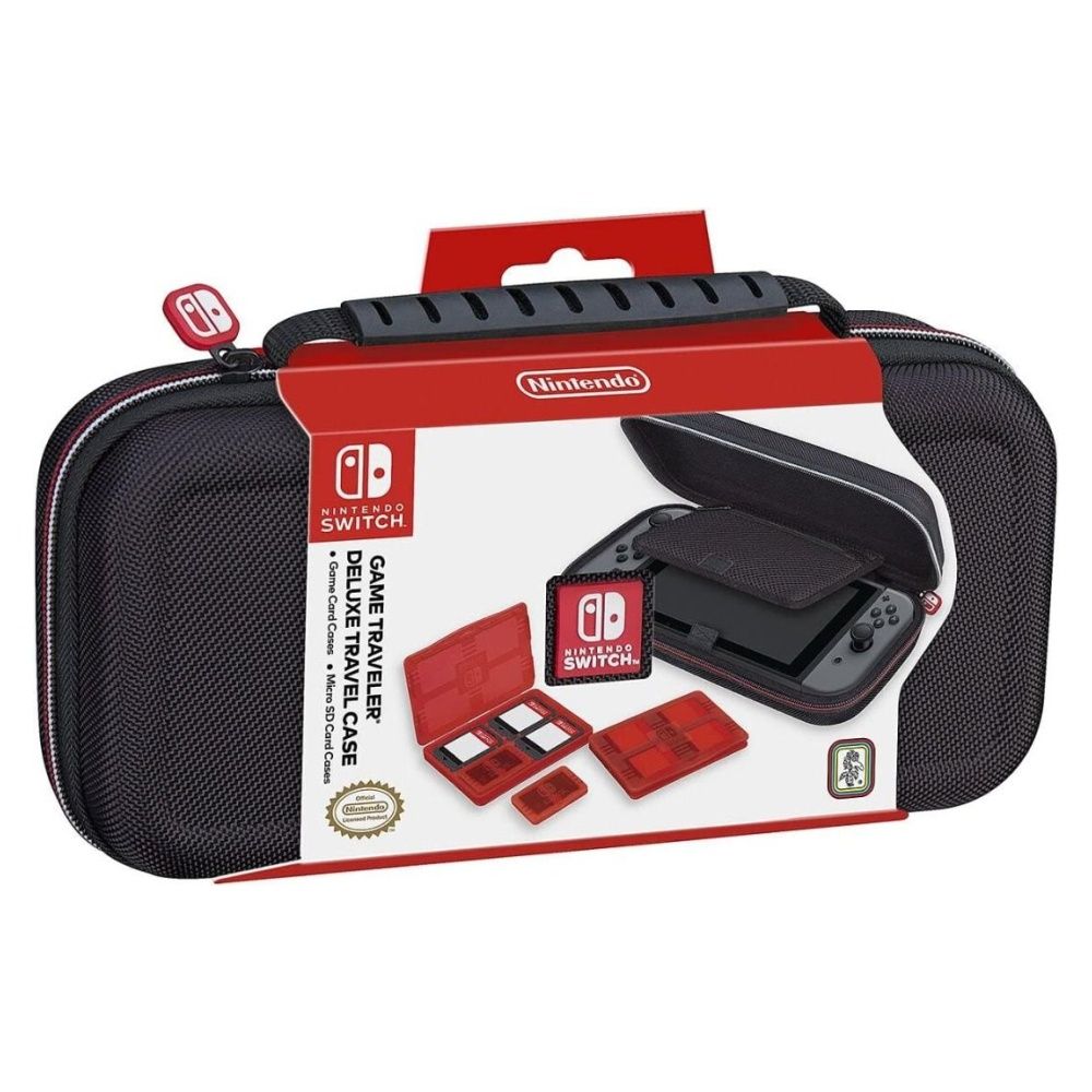 Nintendo switch black game traveler 2025 deluxe travel case