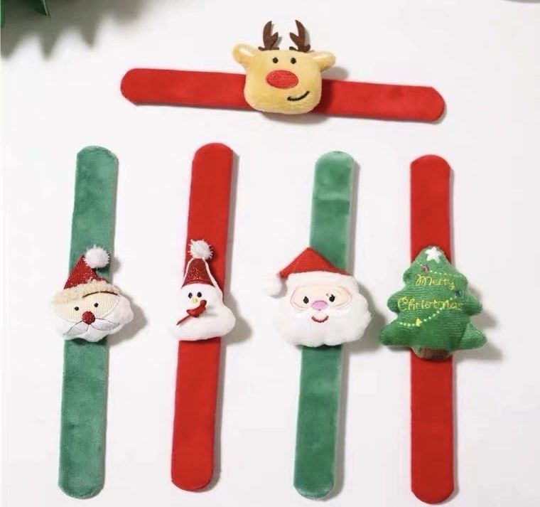 Christmas slap bracelets top