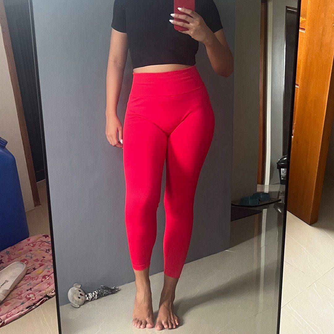 Red Activewear Leggings