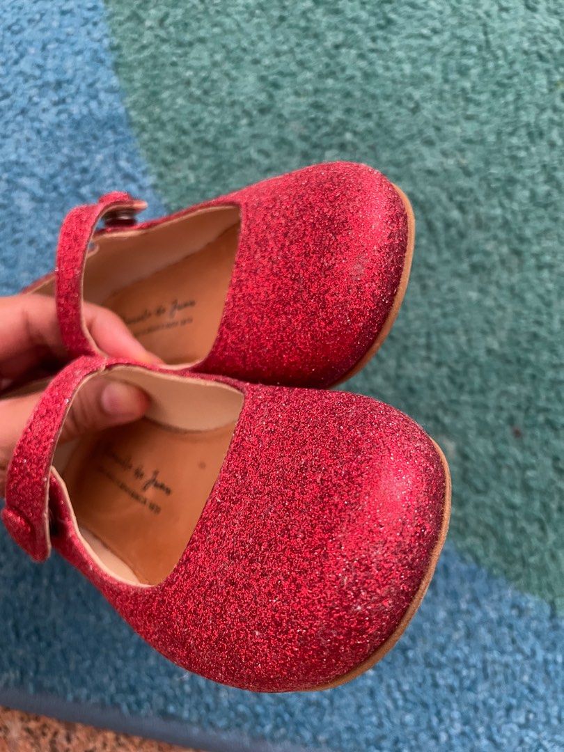 Red glitter mary discount janes
