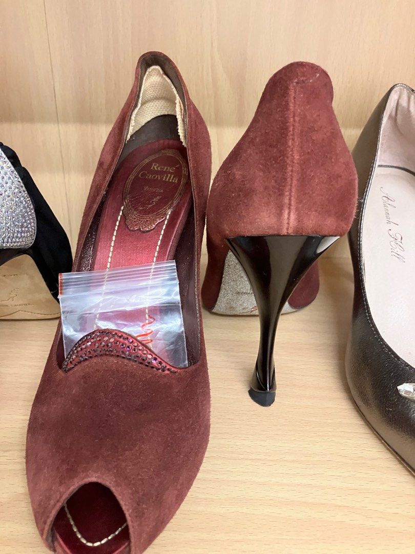 Rene Caovilla heels with original dustbag and and box