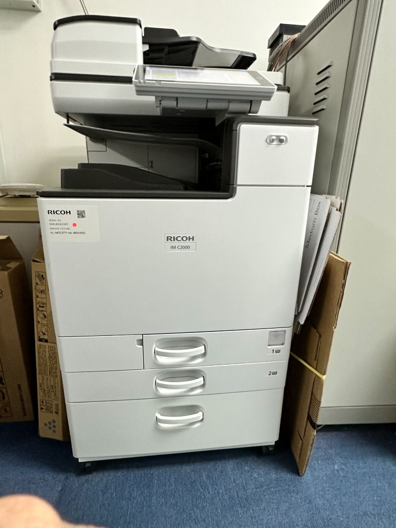 Ricoh IM C2000 printer lease for takeover, Computers & Tech, Printers