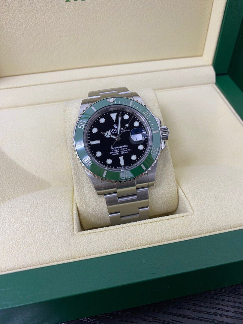 Rolex submariner sales quadrante verde