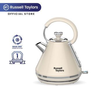 Russell Taylors SpeedBoil Stainless Steel Retro Kettle RK-10 Cream Color