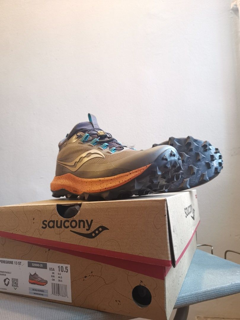 Saucony peregrine best sale marron