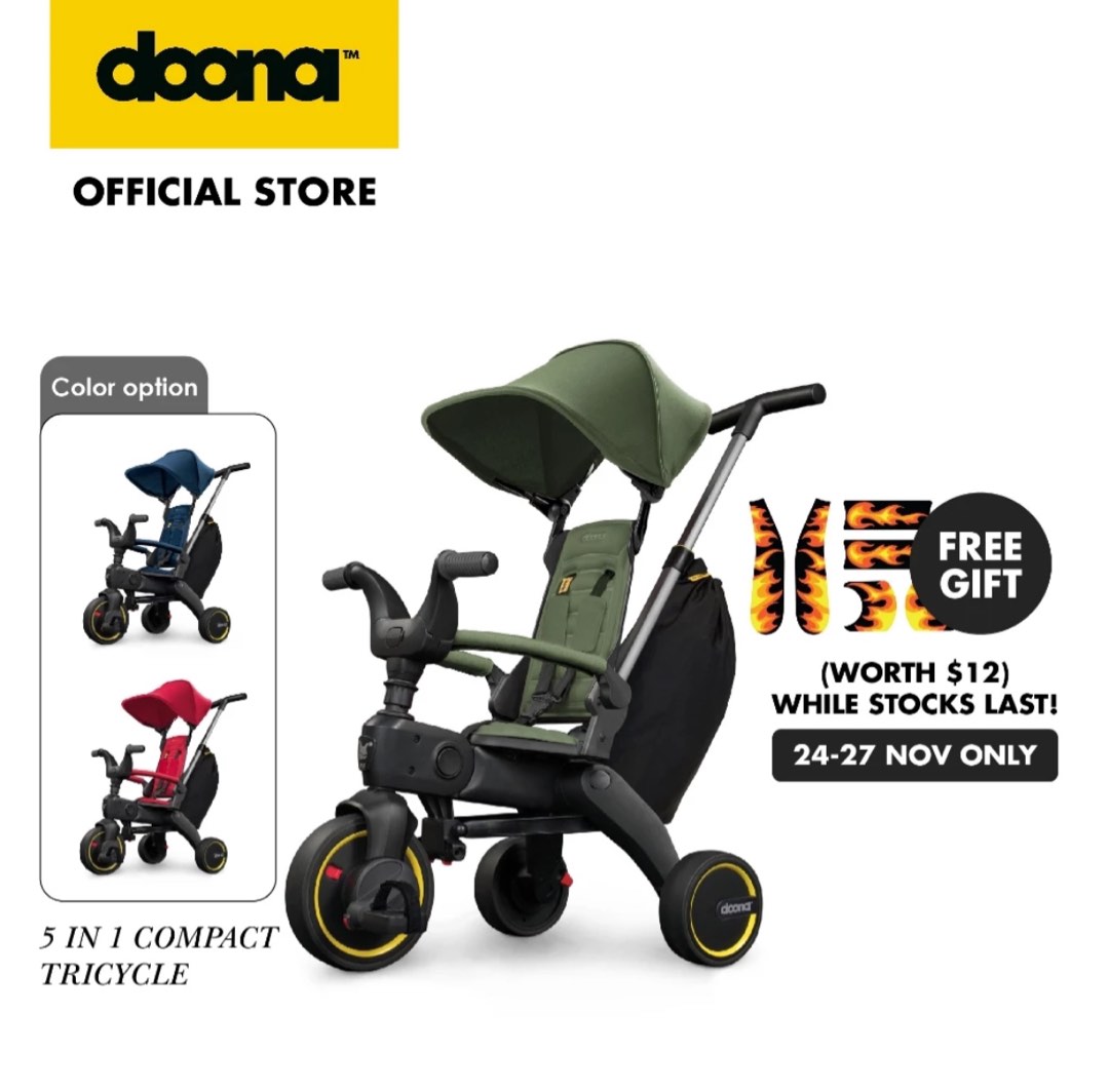 SALE Doona Liki Trike S3 local warranty, Babies & Kids, Going Out ...