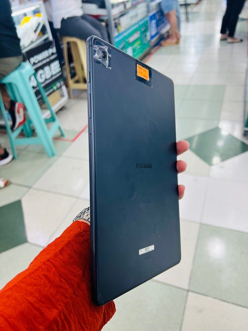 Samsung Tab S6 Lite (Category: Samsung) located in San Juan City. Submitted by javedsgadgetshop (Listing ID 1267694648, Image 3). Description: OPEN FOR INSTALLMENT VIA CREDIT CARD/GGIVES & SWAP/TRADE-IN! WE BUY AND SELL ( ANYKINDS OF UNIT BINIBILI PO NAMIN)! PTPA : Padelete po f bawal Read ❗️Onhand ‼️ Samsung Tab S6 Lite •128gb •NTC Variant •Good batt health •Factory Unlock •95% Smoothness •No hidden issue | No Repaired •100% Authentic | Not Refu