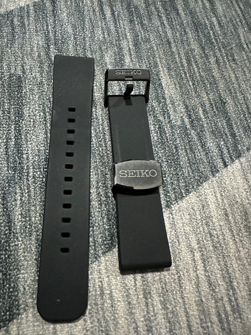 Seiko silicone discount strap 22mm