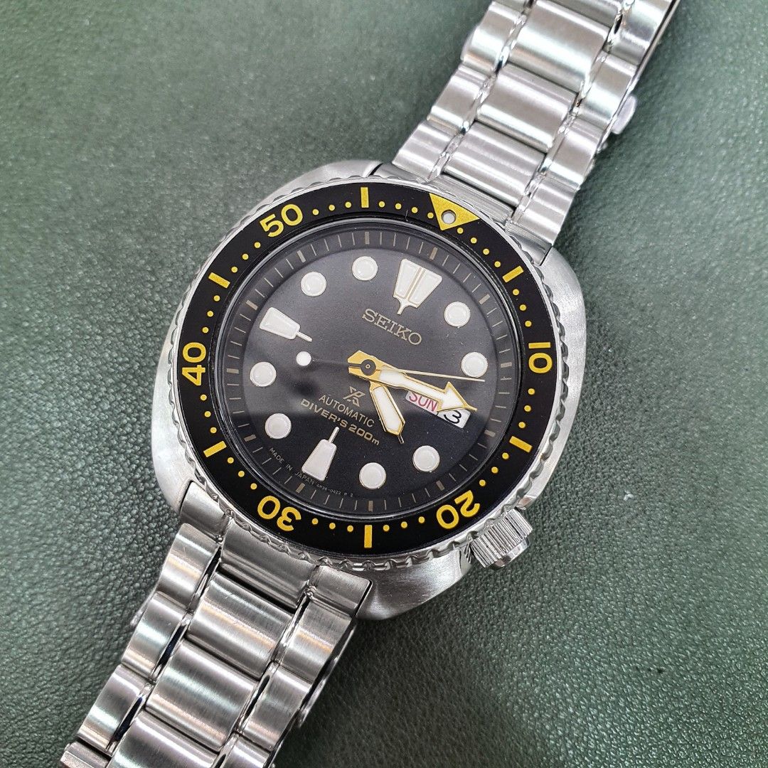 Seiko Prospex Turtle SRP775J1 Automatic Diver Watch Black 45mm