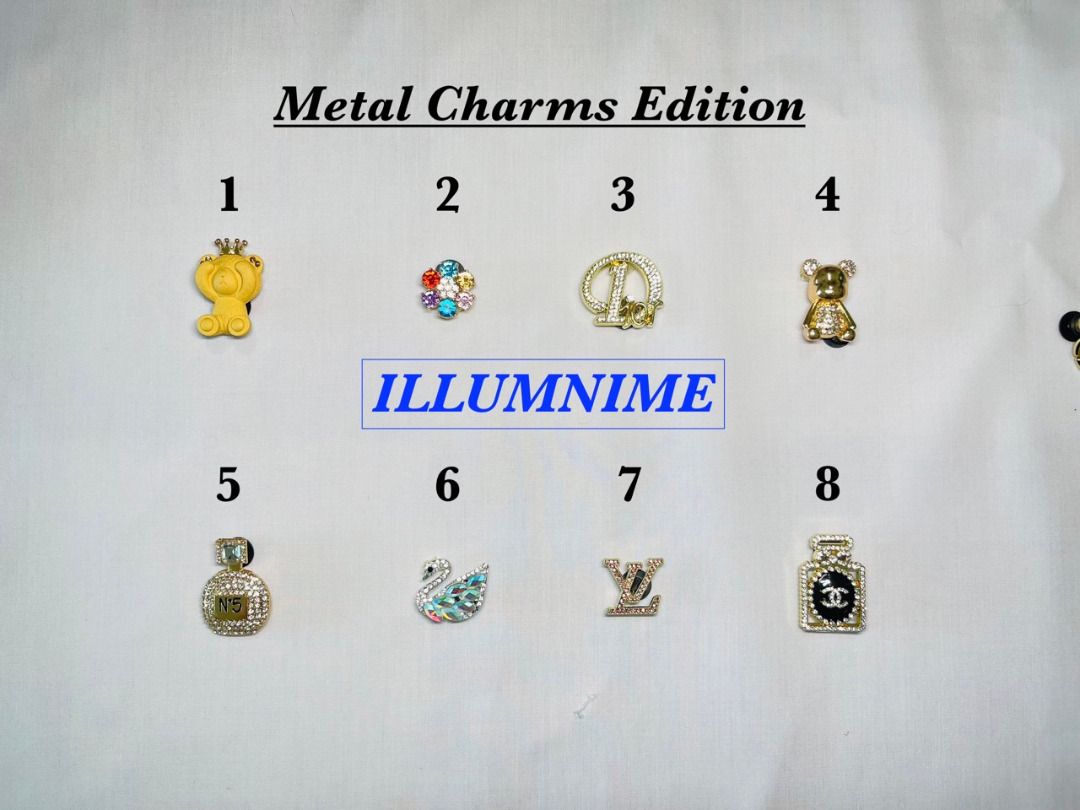 Metal jibbitz deals