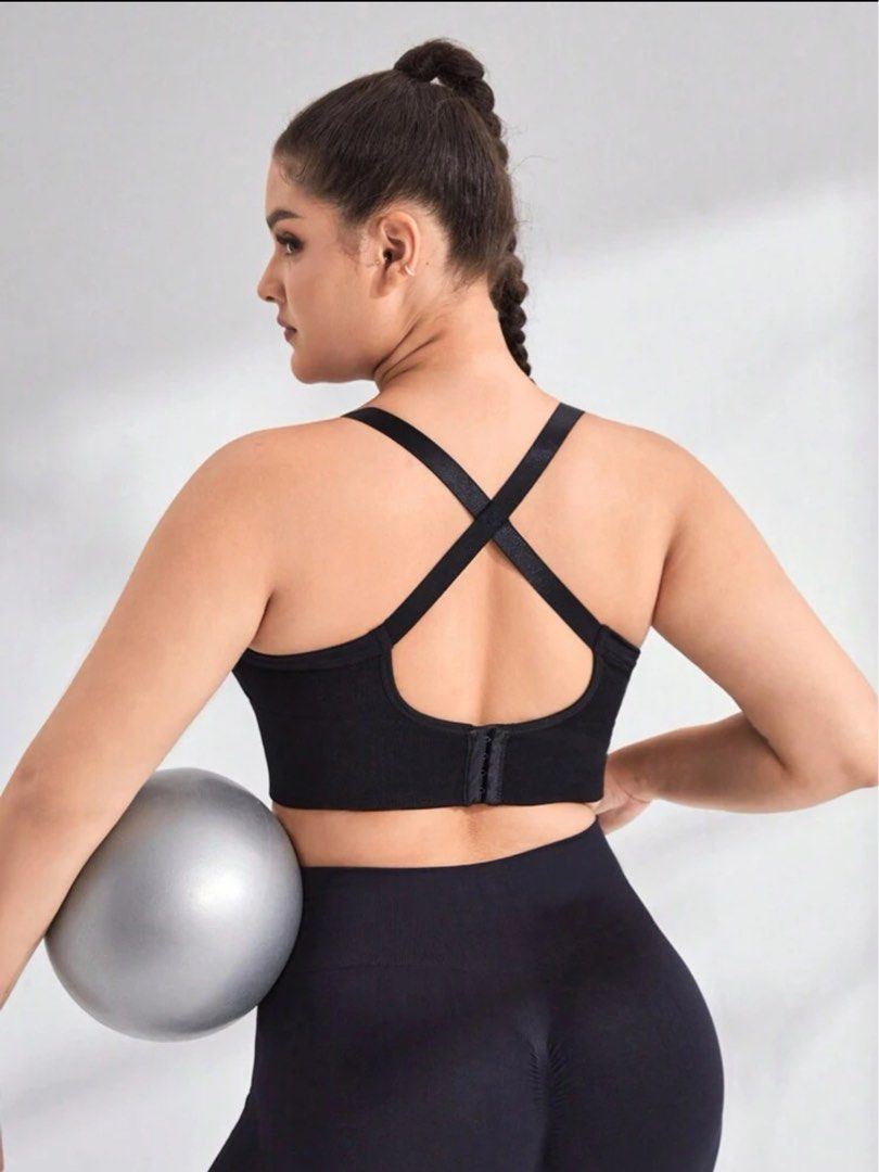 SHEIN Padded Yoga Top Sports bra size XL, Women's Fashion, Tops