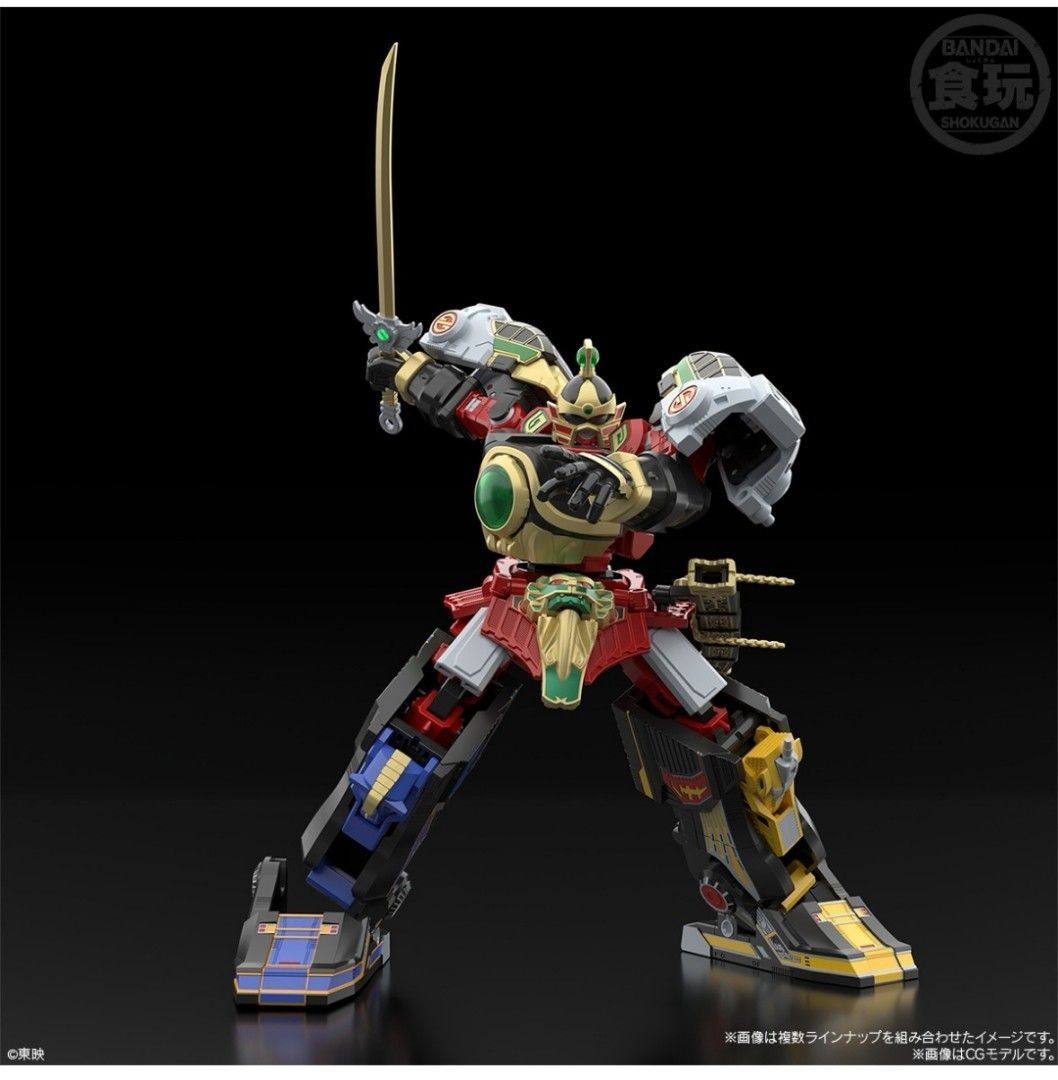Shogukan Model Project DaiRenOh Thunder Megazord Power rangers Super ...