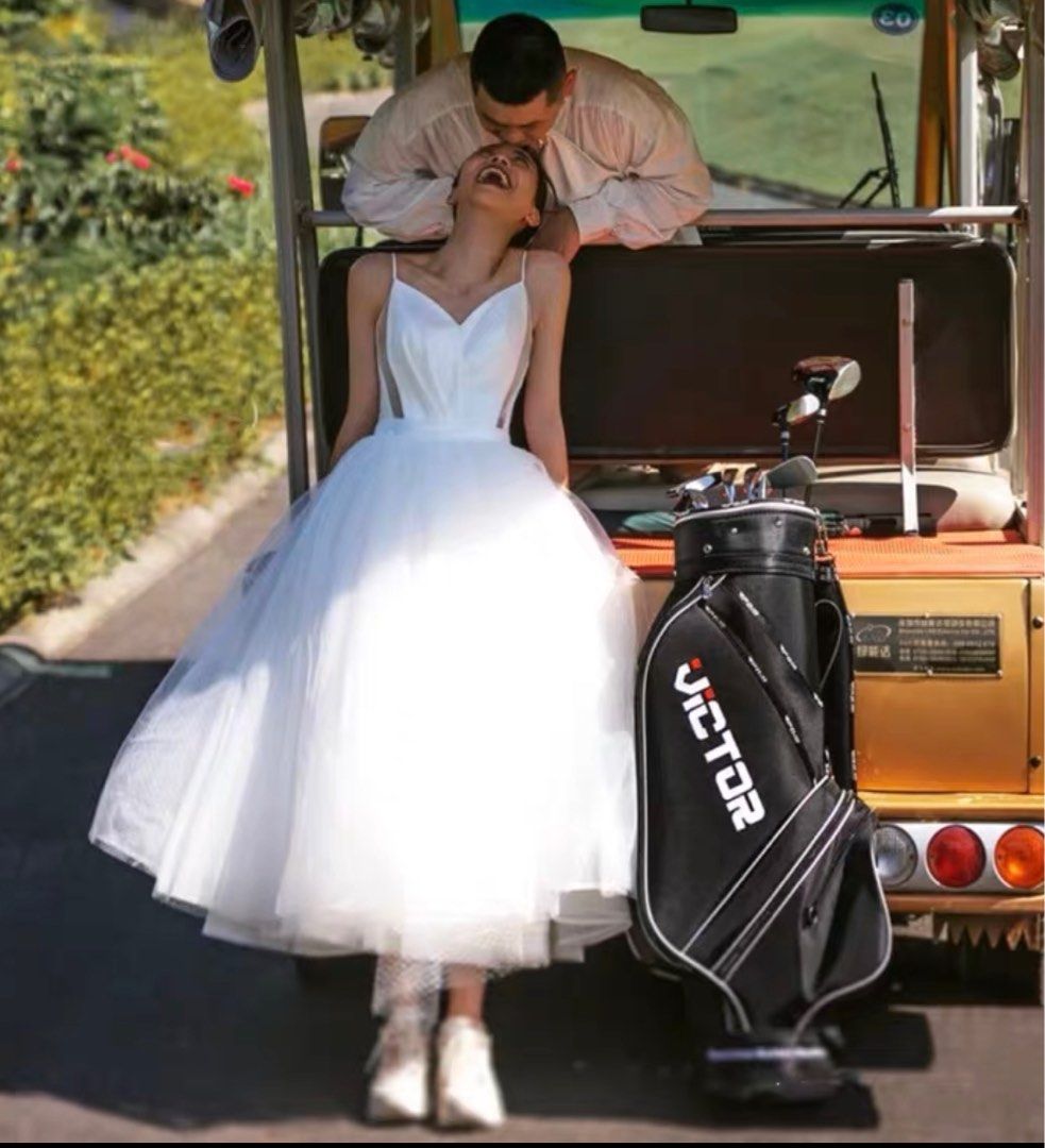 Simple chic wedding dress Women s Fashion Dresses Sets