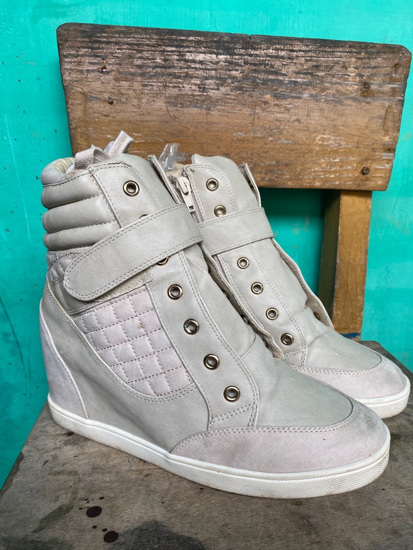Sneakers on sale wedges wanita